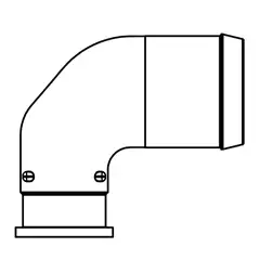 Hydraulické sací šroubení HydroLeduc 90°