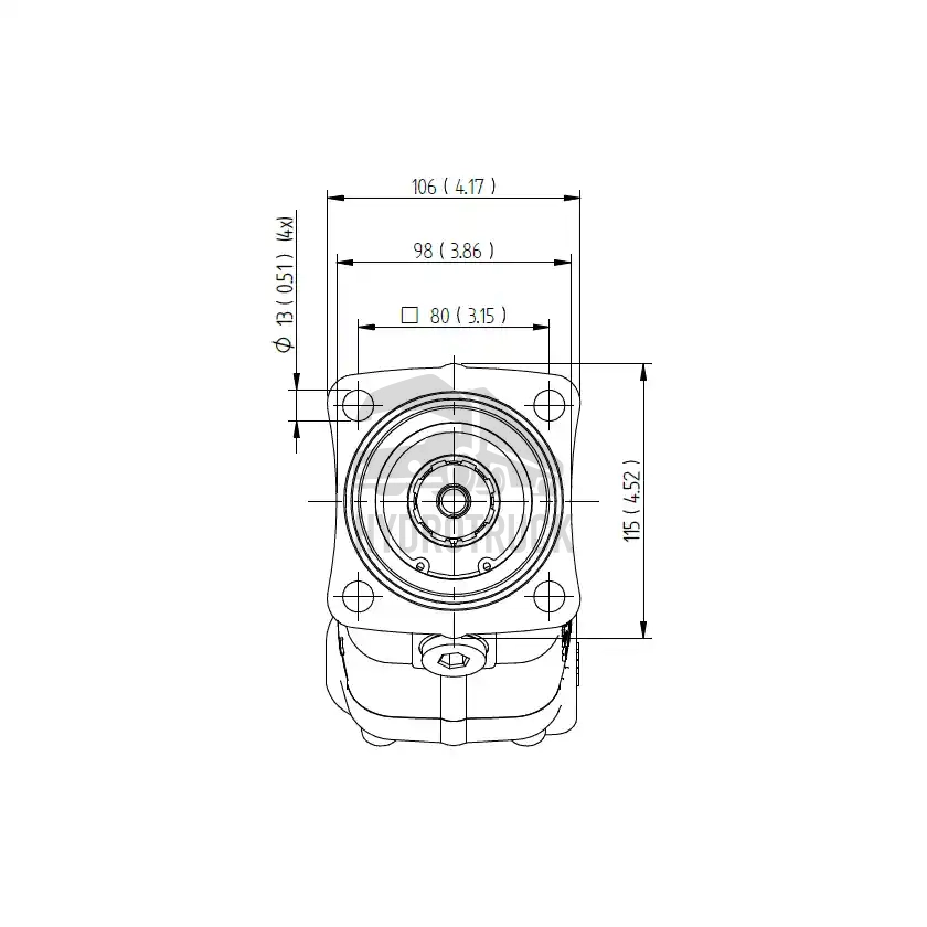 Hydraulické pístové čerpadlo Sunfab SAP-025L-N-DL4-L35-S0S-000 ISO