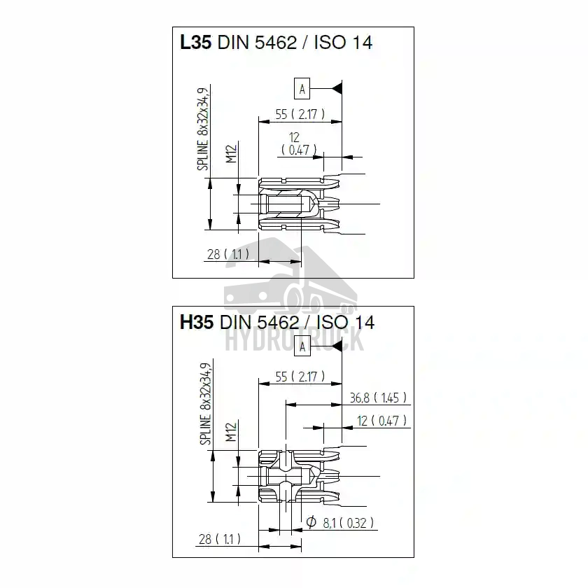 Hydraulické pístové čerpadlo Sunfab SAP-108L-N-DL4-H35-S0S-000 ISO