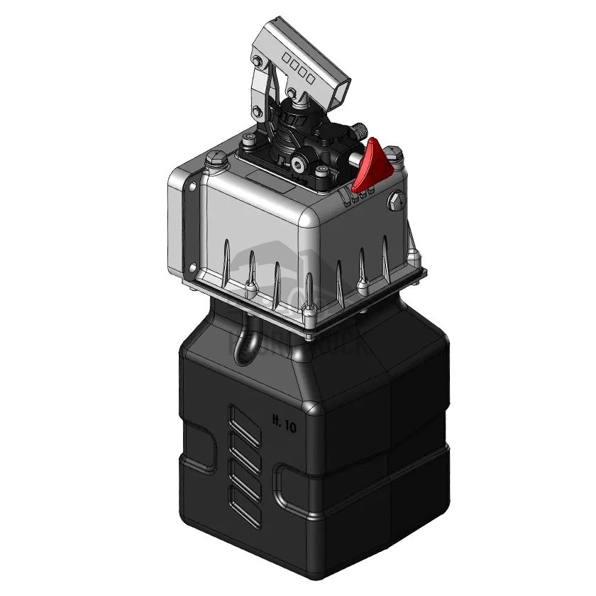 Ruční hydraulická pumpa OMFB FULCRO 12 PMS s ventilem a nádrží 10L 10601400063