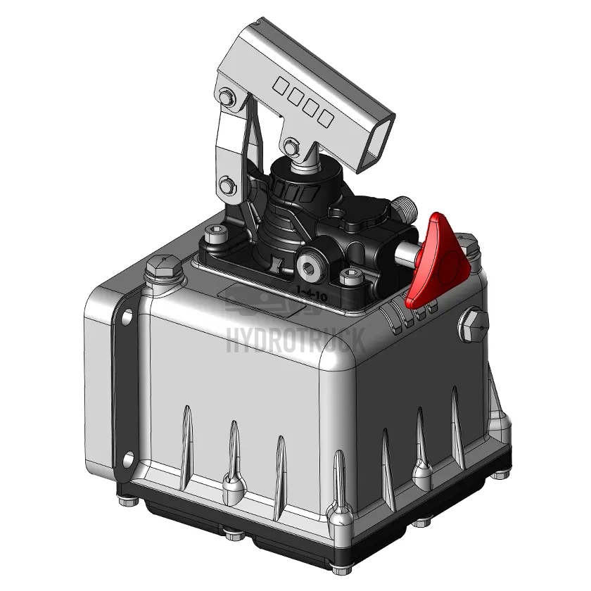 Ruční hydraulická pumpa OMFB FULCRO 25 PMS s vetilem a nádrží 2L 10600200021