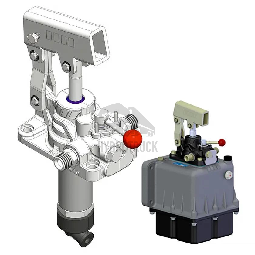 Ruční hydraulická pumpa OMFB FULCRO 12 PMI s rozvaděčem a nádrží 3L 10601600034
