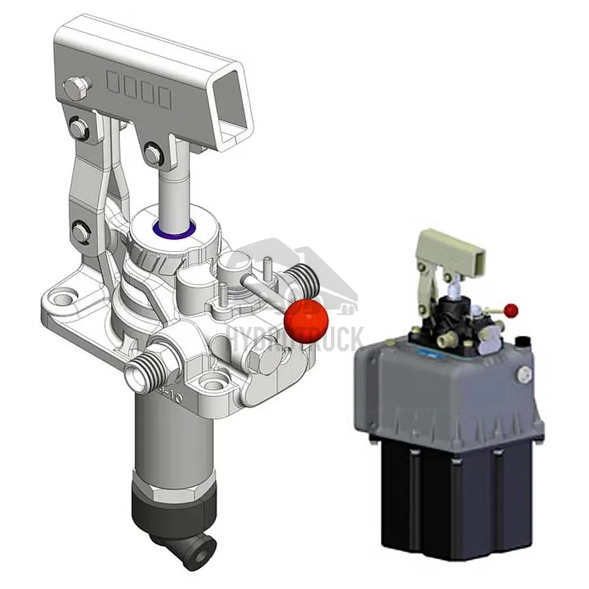 Ruční hydraulická pumpa OMFB FULCRO 12 PMI s rozvaděčem a nádrží 4L 10601600038