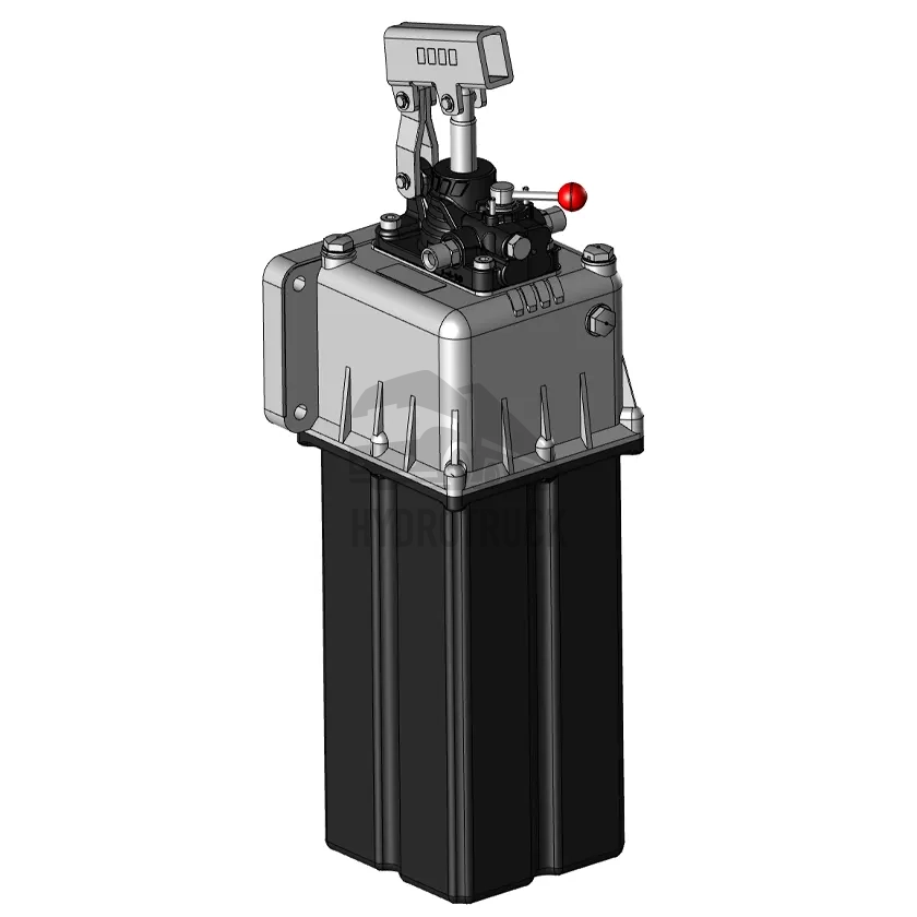 Ruční hydraulická pumpa OMFB FULCRO 12 PMI s rozvaděčem a nádrží 7L 10601600052