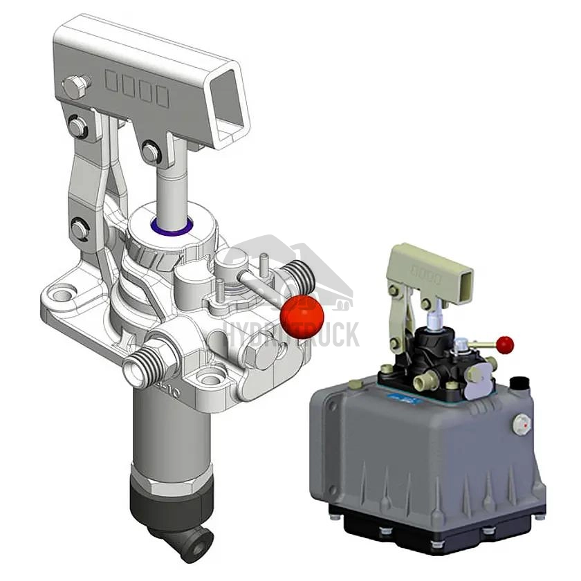 Ruční hydraulická pumpa OMFB FULCRO 45 PMI s rozvaděčem a nádrží 2L 10600600054
