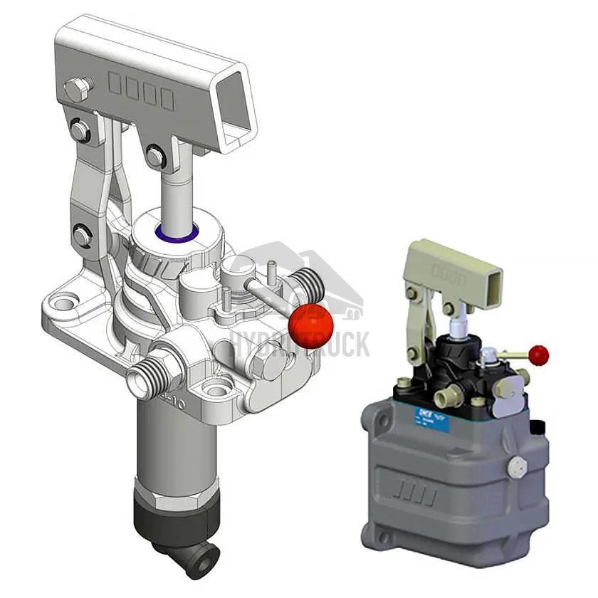 Ruční hydraulická pumpa OMFB FULCRO 45 PMI s rozvaděčem a nádrží 1L 10600600063