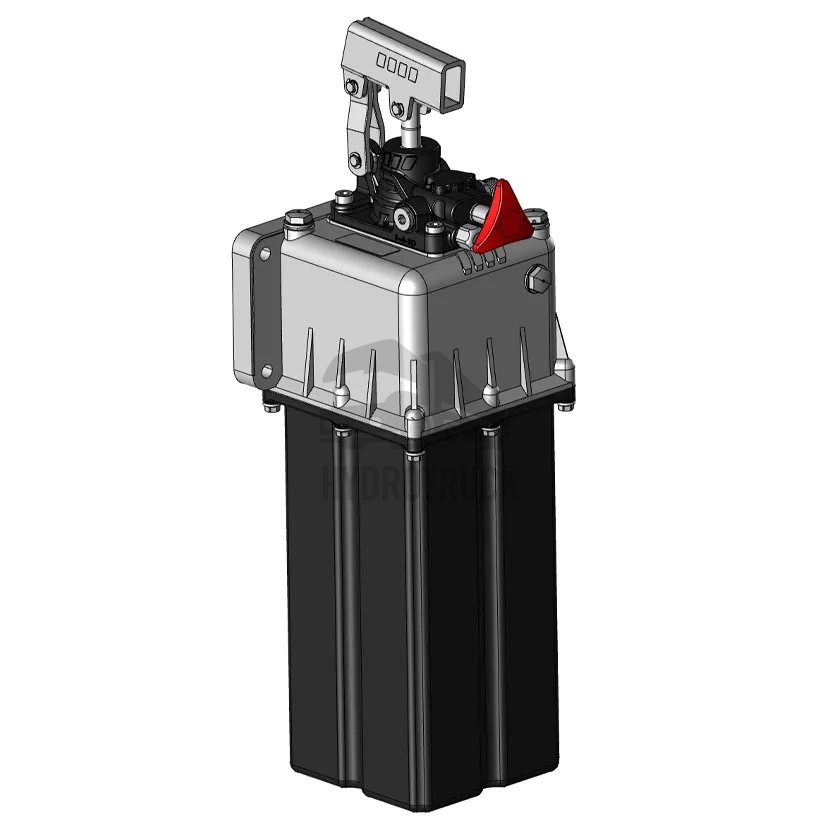 Ruční hydraulická pumpa OMFB FULCRO 12 PMS+VS s pojistným ventilem a nádrží 7L 10601800050