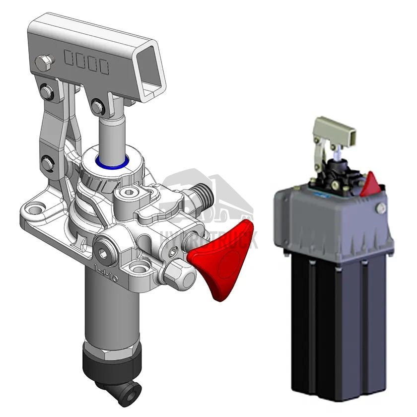 Ruční hydraulická pumpa OMFB FULCRO 25 PMS+VS s pojistným ventilem a nádrží 5L 10600800043