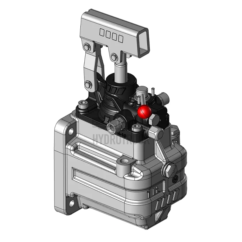 Ruční hydraulická pumpa OMFB FULCRO 12 PMI+VS s rozvaděčem a pojistným ventilem s nádrží 1L 10602000010