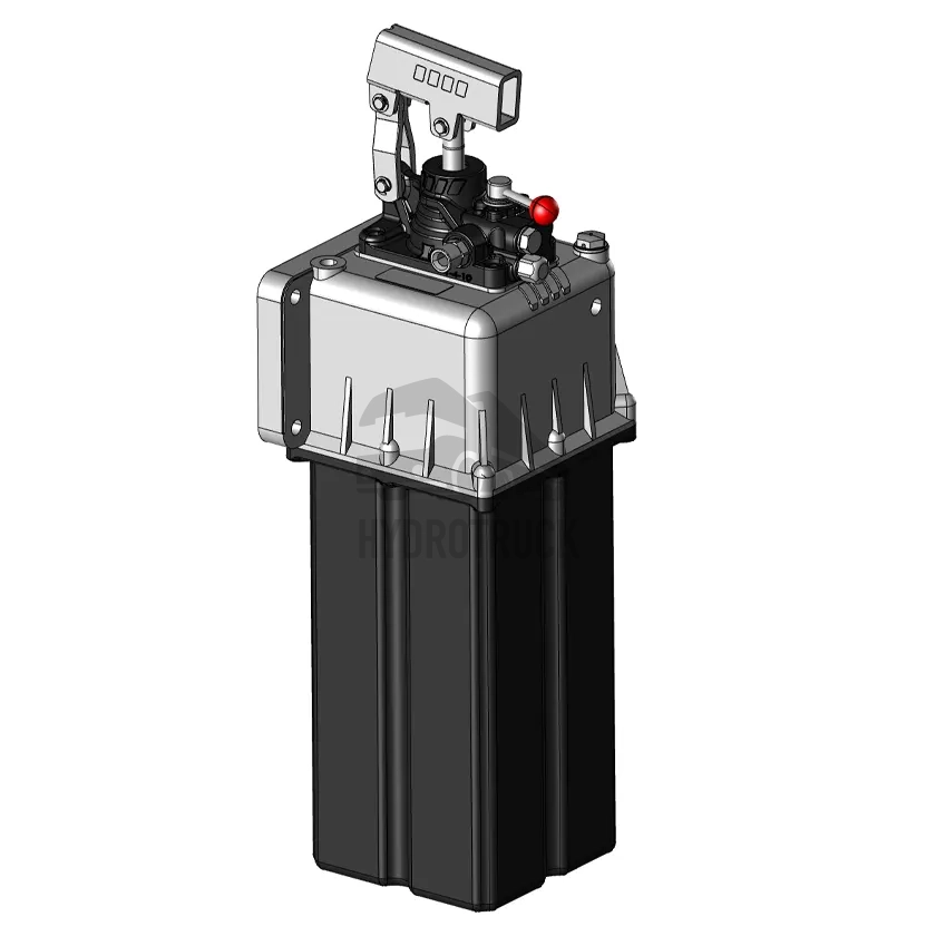 Ruční hydraulická pumpa OMFB FULCRO 12 PMI+VS s rozvaděčem a pojistným ventilem s nádrží 7L 10602000056