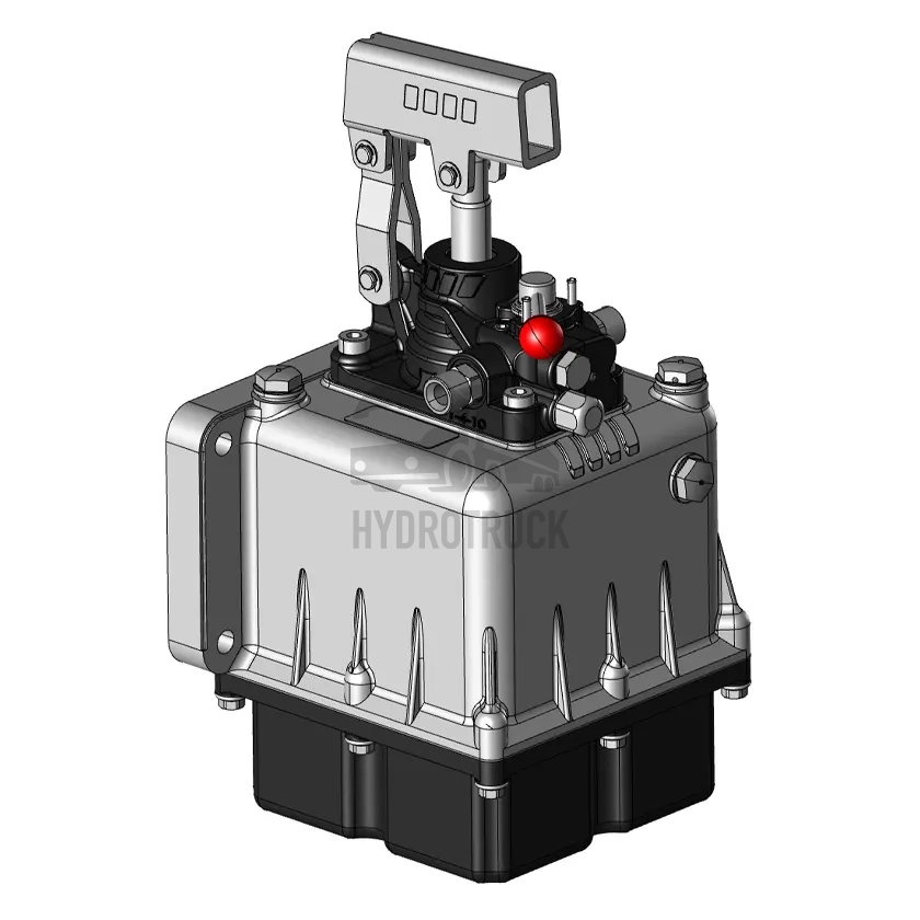 Ruční hydraulická pumpa OMFB FULCRO 25 PMI+VS s rozvaděčem a pojistným ventilem s nádrží 3L 10601100039
