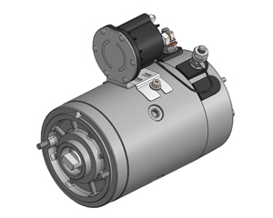 Elektromotor hydraulických agregátů OMFB PK B DC 12V 2000W 14916500723 se startovací cívkou